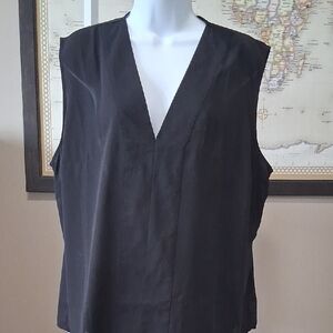 NY&Co. Elegant Black Sleeveless Tunic Size XL
